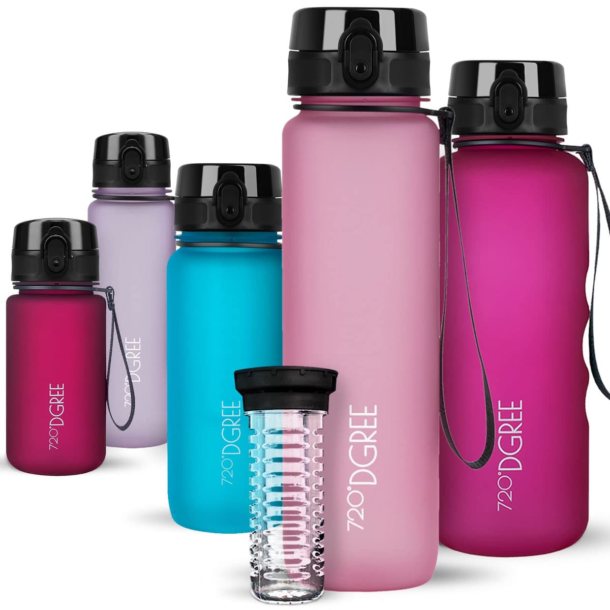 720°DGREE Botella de agua uberBottle – 1,5 litros, 1500ml | Novedosa botella deportiva | Sin BPA | Ideal para niños, fitness, deportes, fútbol, guardería, escuela, pequeños, antigoteo — view 238