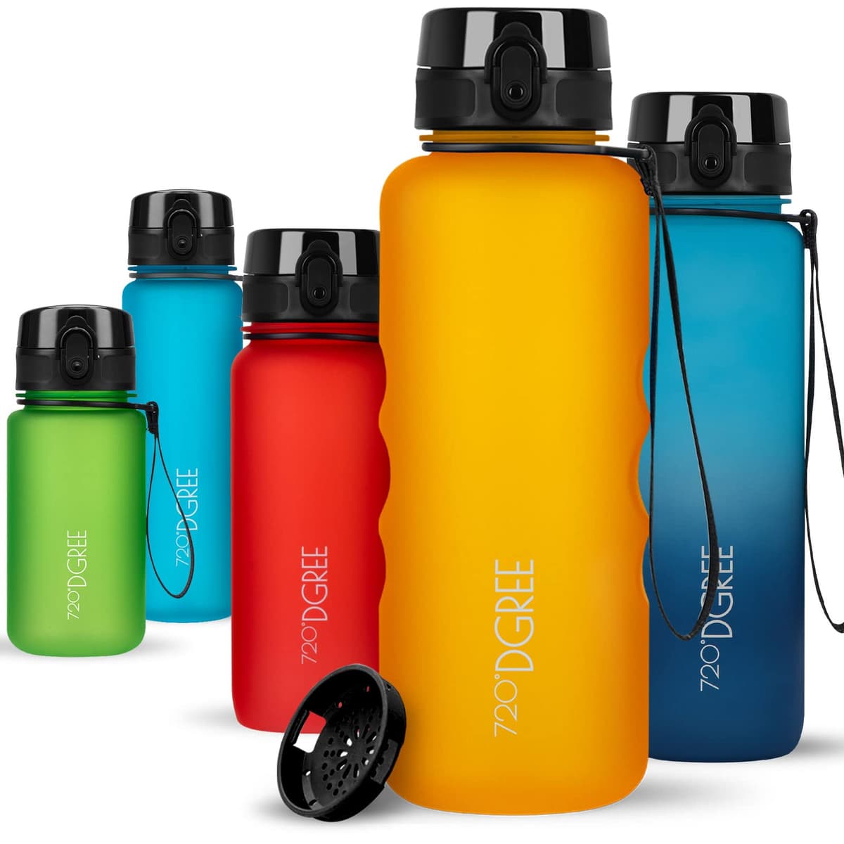 720°DGREE Botella de agua uberBottle – 1,5 litros, 1500ml | Novedosa botella deportiva | Sin BPA | Ideal para niños, fitness, deportes, fútbol, guardería, escuela, pequeños, antigoteo — view 134