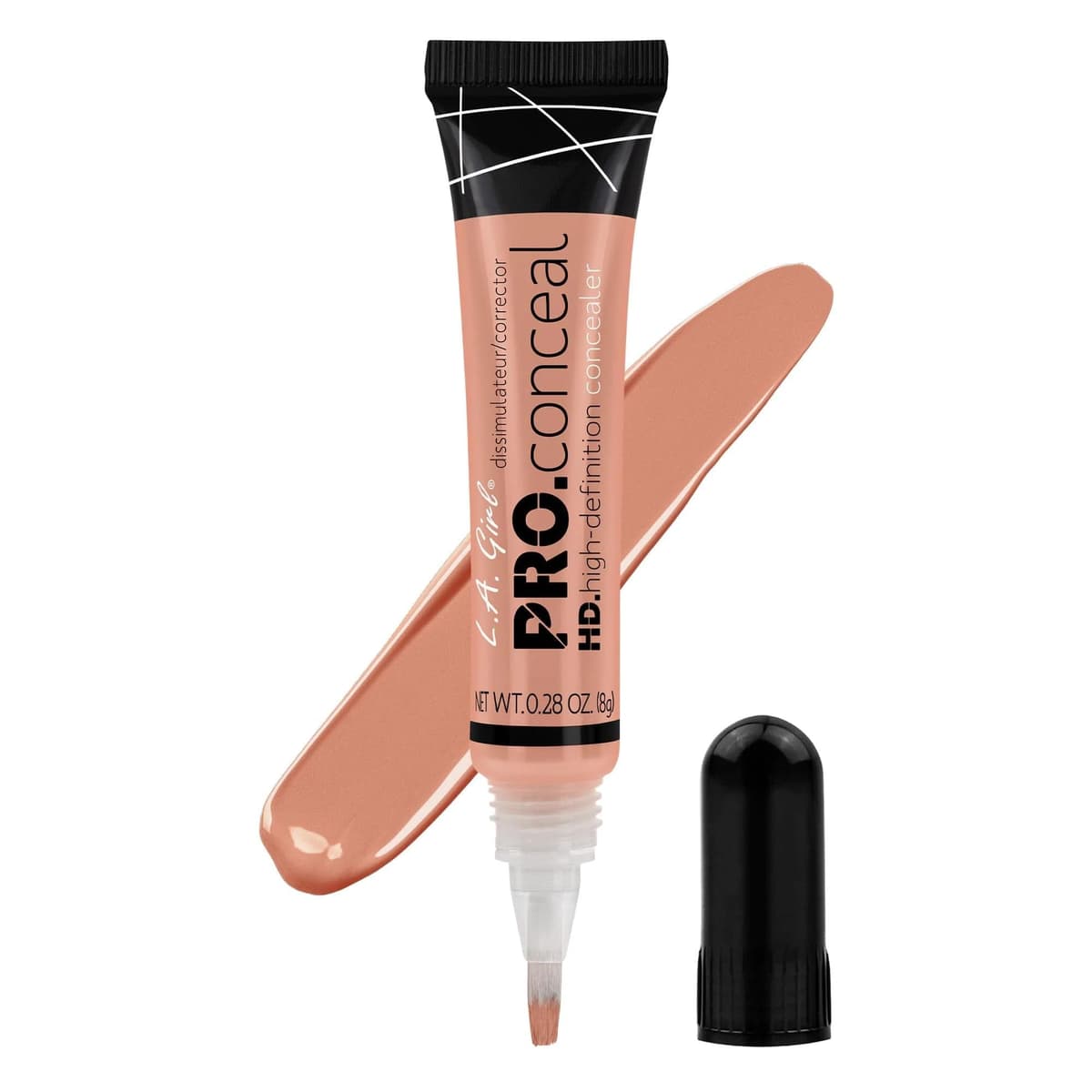 L.A. Girl - Corrector HD Pro Conceal | Cobertura completa | Aspecto natural | Minimiza líneas finas | Resistente | Larga duración, Light Yellow, 8 g — view 13