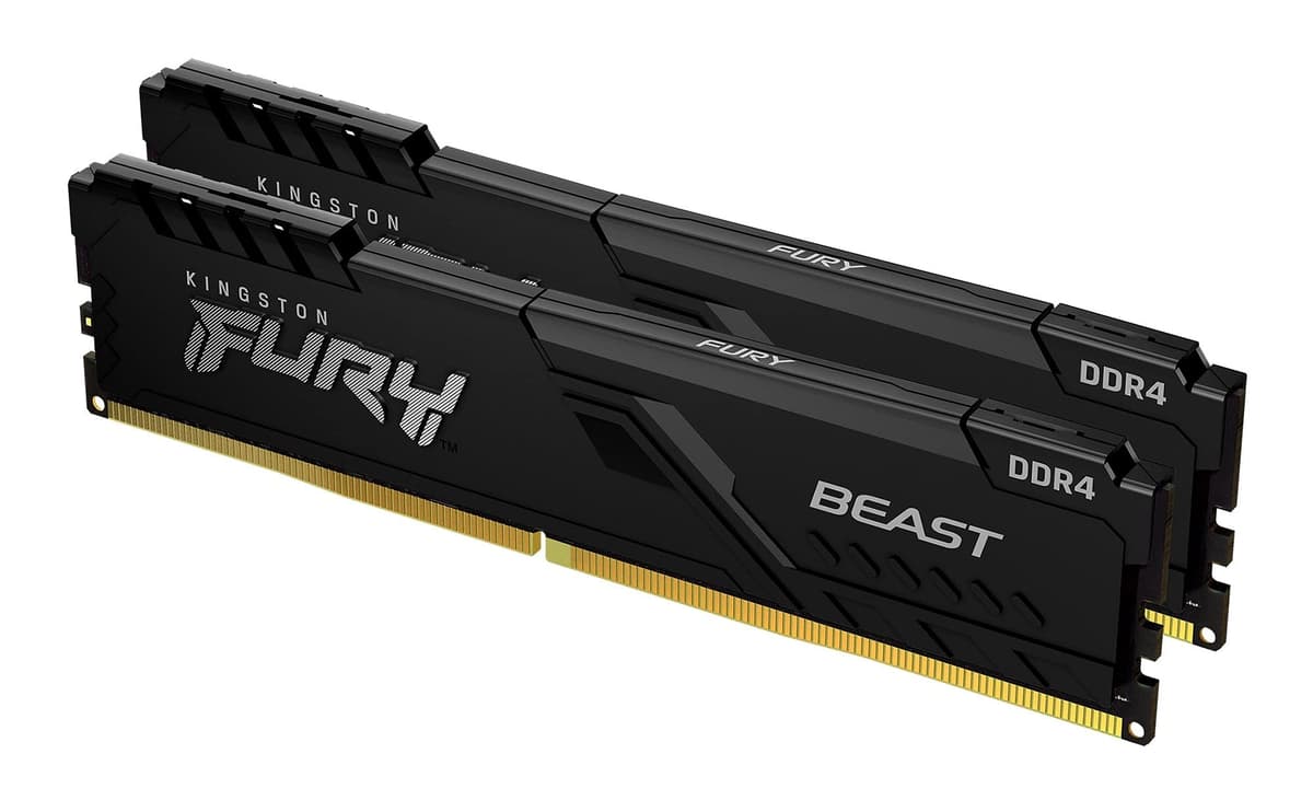 Kingston FURY Beast 64GB (2x32GB) 3200MHz DDR4 CL16 Desktop Memory Kit of 2 KF432C16BBK2/64 — view 7