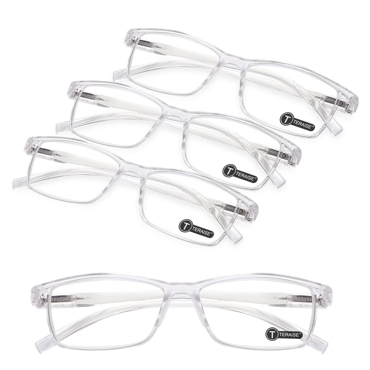 TERAISE Gafas de lectura anti luz azul, ligeras y cómodas gafas de lectura para hombres y mujeres, Lectores luz azul para computadora/teléfono incluido estuche para gafa — view 10