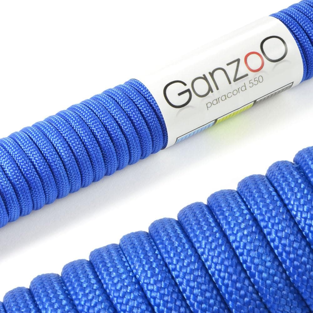 Ganzoo Paracord 550, Cuerda de 4 mm, 30 Metros, Poliéster, Tipo 3-7 Hilos Interiores, Correa de Perro Collar Pulsera, Camping Supervivencia y Cuerda Multiusos, Verde Oscuro — view 52