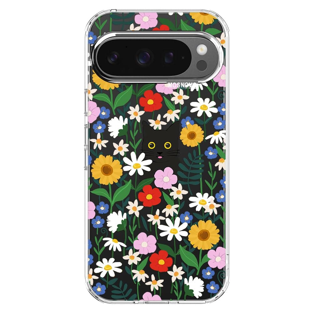 MOSNOVO Case for Google Pixel 9 & Pixel 9 Pro, [Buffertech 6.6ft Military-Grade Drop Protection] [Anti Peel Off Tech] Clear TPU Bumper Phone Case Cover Design - Eucalyptus — view 72