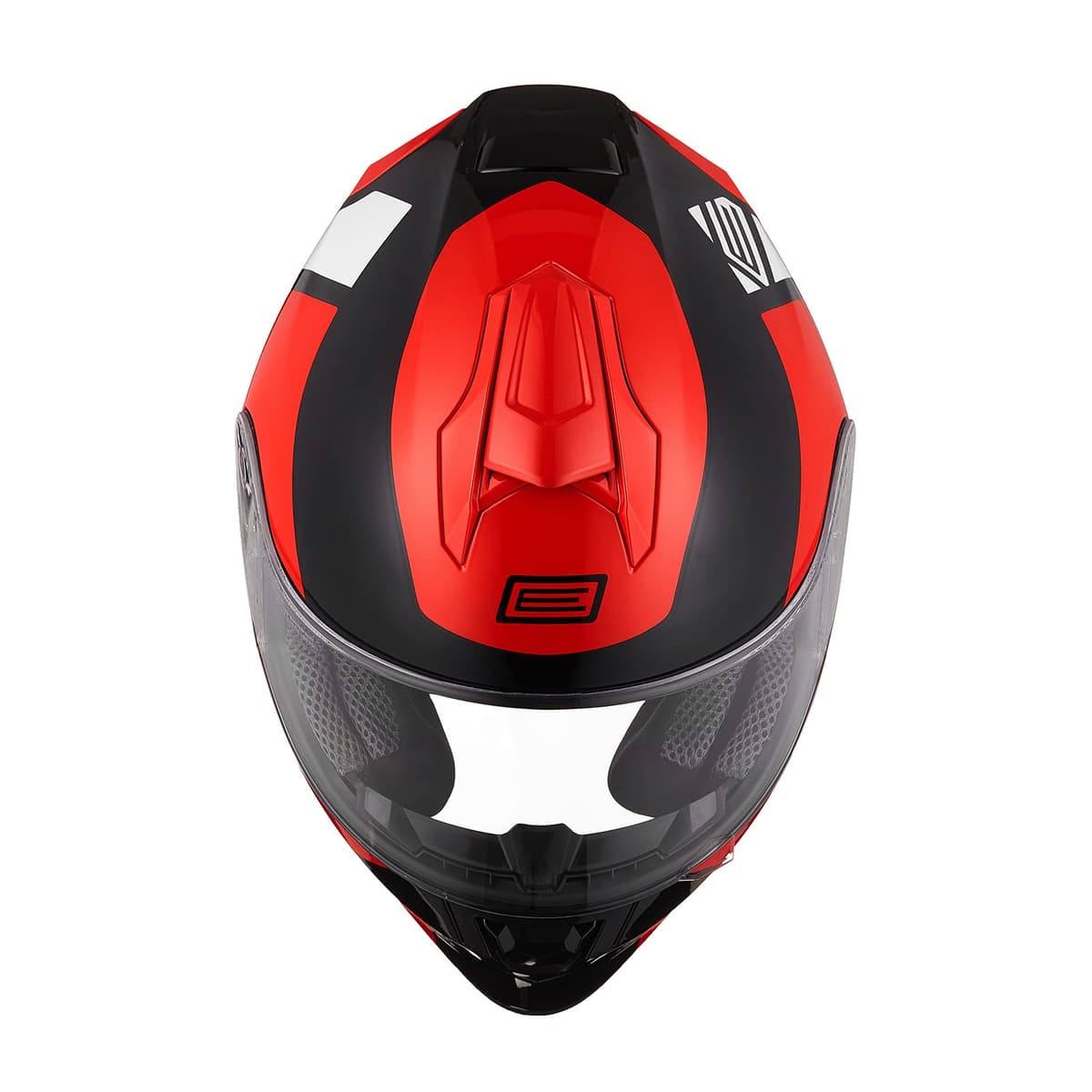ORIGINE Casco Moto Integral con Visera para Adultos y Niños Homologado ECE (Bolt Gloss Red Black,L) — view 4