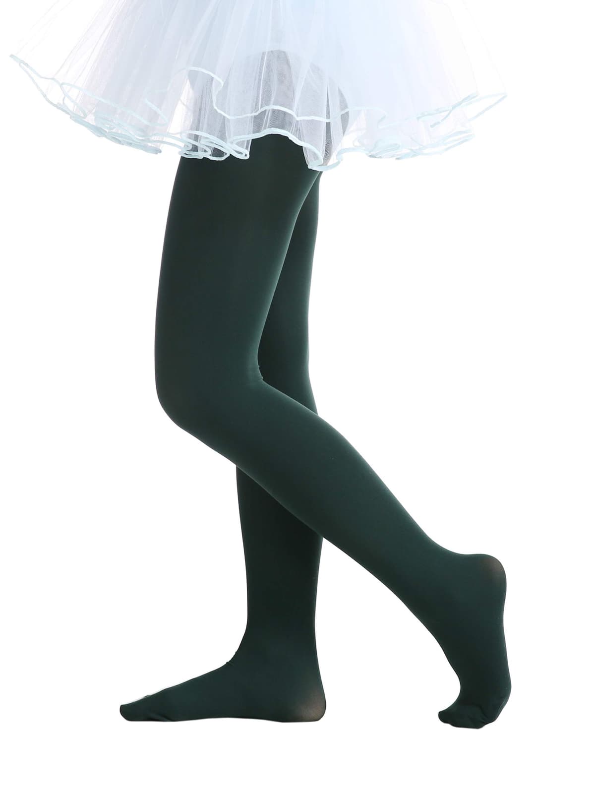 EVERSWE Girls Semi Opaque Tights, 40D Microfiber Tights — view 4
