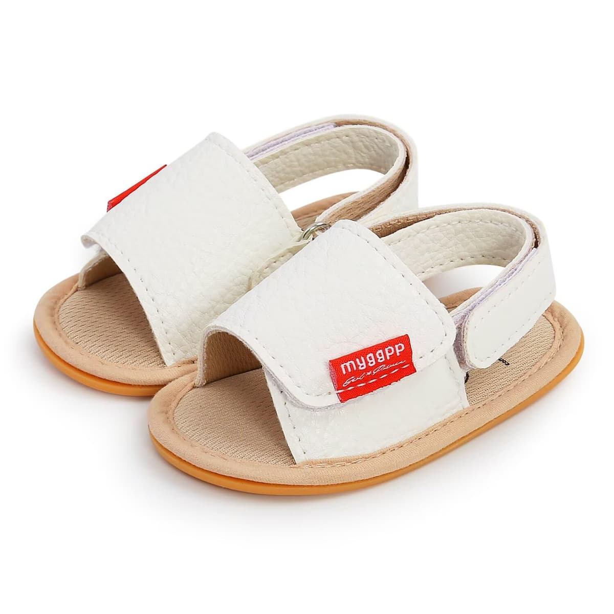 Sandalias de piel sintética para bebés, niños y niñas, transpirables, para la playa, para caminar, suela suave, antideslizantes, para exteriores