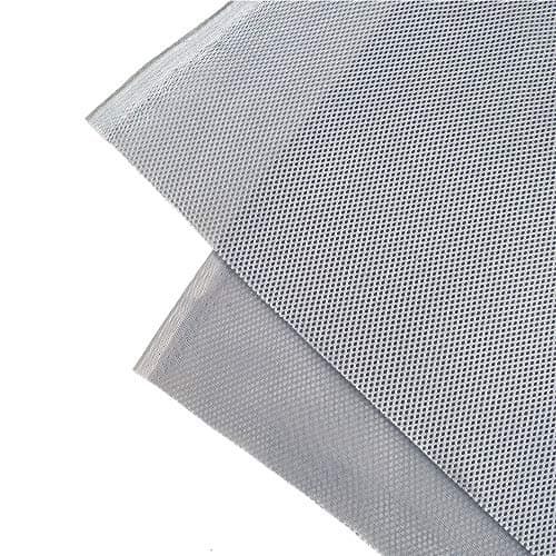 Speaker Grill Cloth Stereo Mesh Fabric for Speaker Repair, Gray - 55 x 20 in / 140 x 50 cm — view 3
