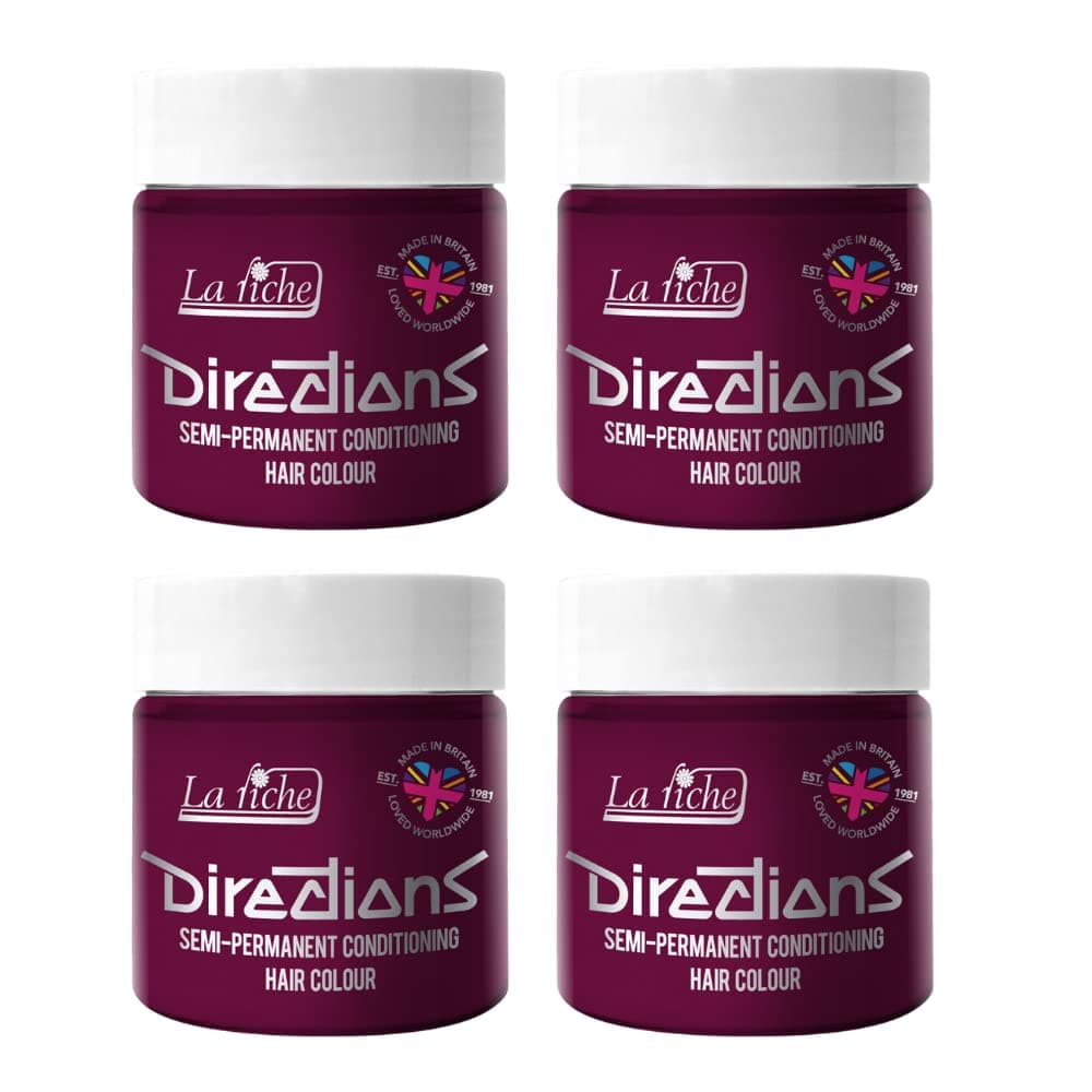 2x La Riche Directions Semi-Permanent Hair Color 100ml Tub - Violet — view 91
