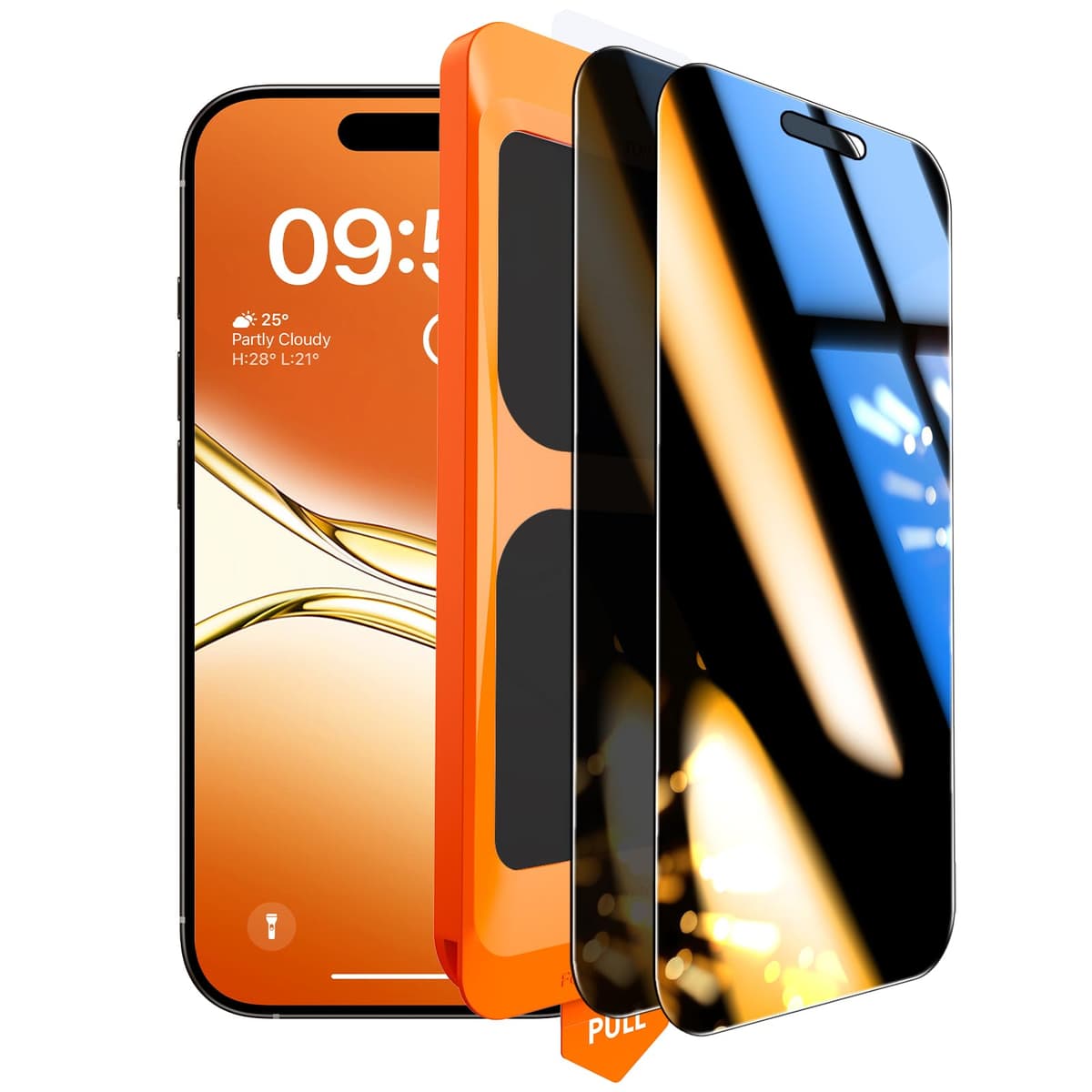 TOCOL Protector Pantalla para iPhone 17 Pro Max, Alineación Automática para Una Instalación Rápida, Cristal Templado de Dureza 9H Inastillable, HD Transparente, 2 Piezas — view 53