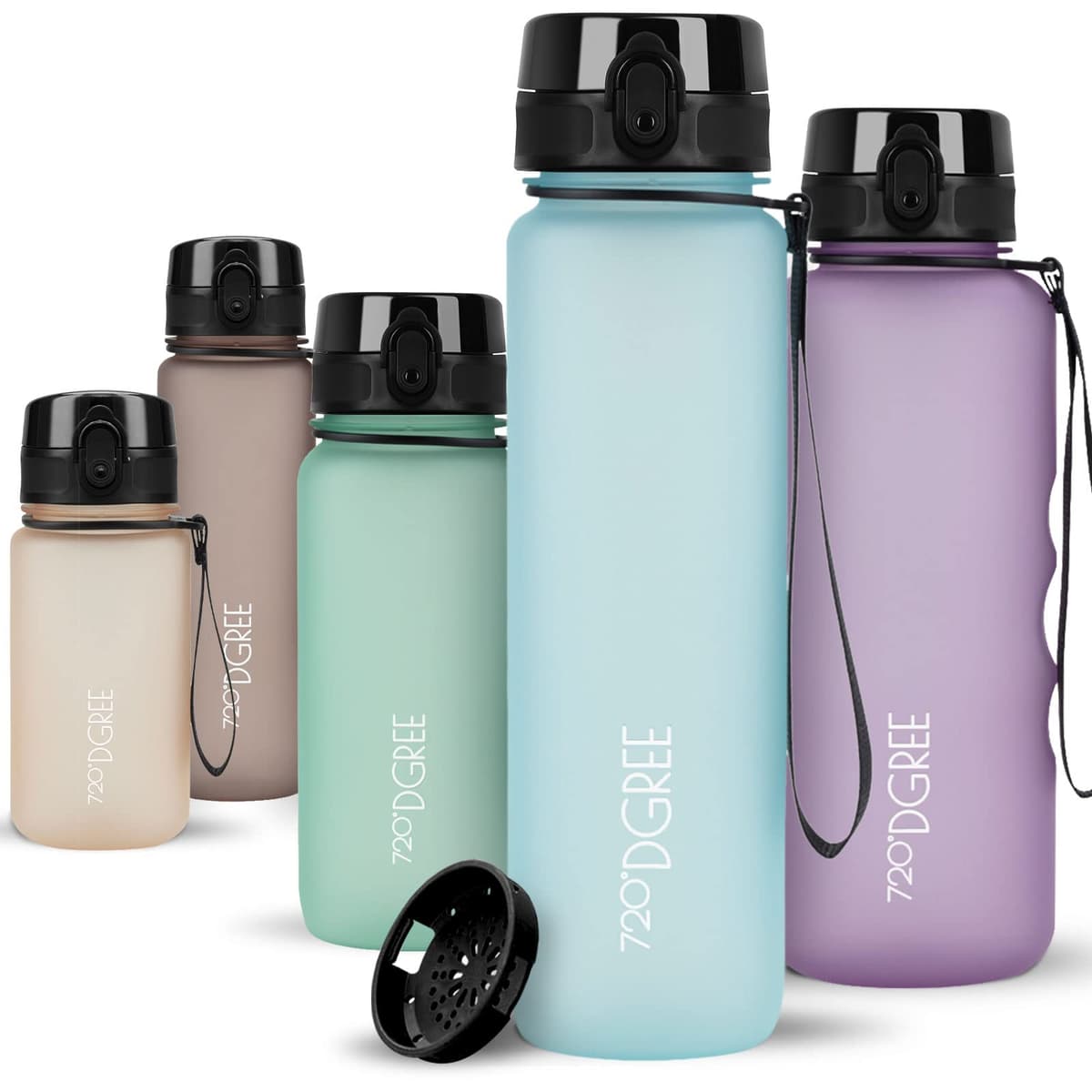 720°DGREE Botella de agua uberBottle – 1,5 litros, 1500ml | Novedosa botella deportiva | Sin BPA | Ideal para niños, fitness, deportes, fútbol, guardería, escuela, pequeños, antigoteo — view 153