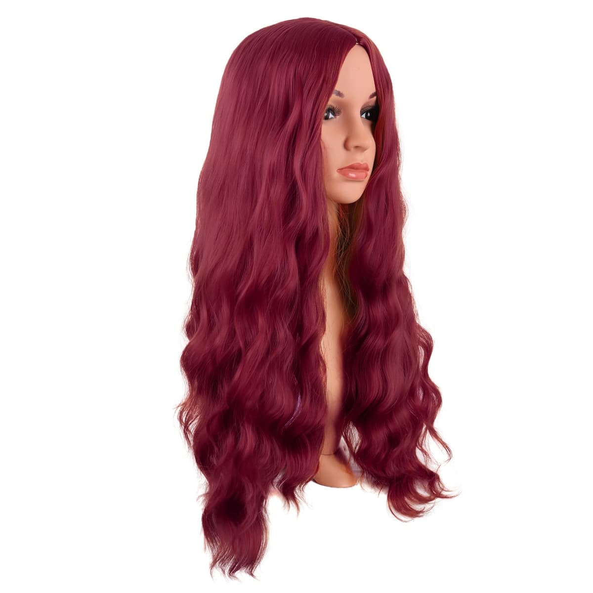 Mapofbeauty 32 Pulgadas/80cm de Luz Rubia Pelo Largo Rizado Ondulado Peluca Cosplay Peluca — view 58