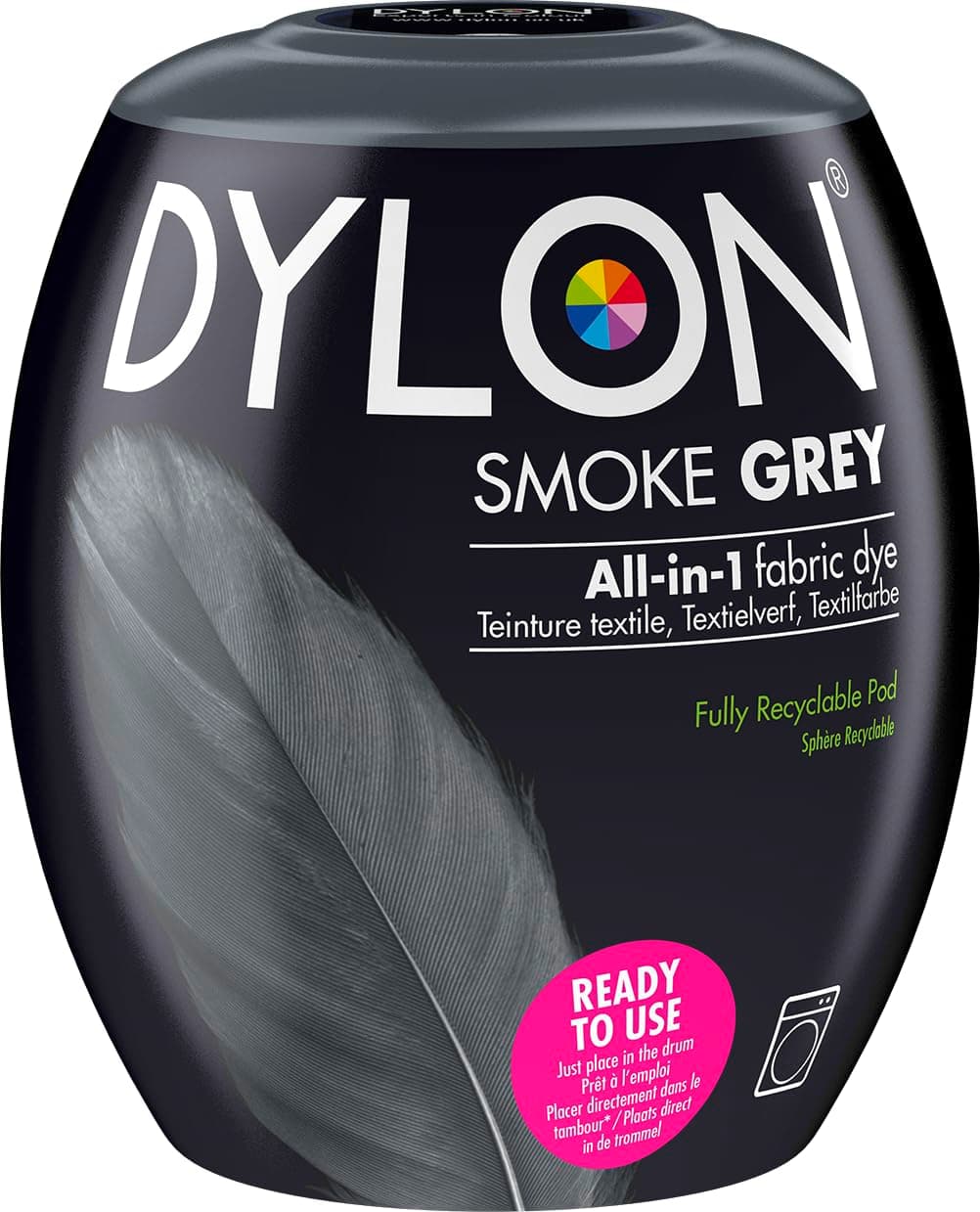 Dylon Washing Machine Fabric Dye Pod Intense Black, 350g, Packaging May Vary — view 14