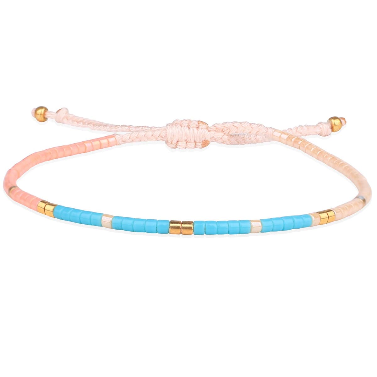 KELITCH Pulseras Amistad con Cuentas Concha Cristal Color Bohemio Pulsera Hecha A Mano Brazaletes Joyería para Mujer — view 32