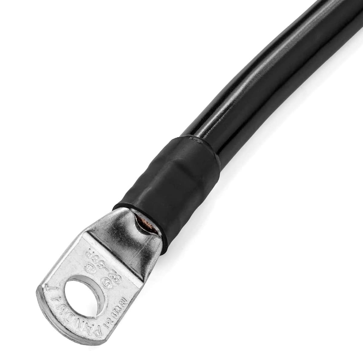Spartan Power 4 AWG Cable de la batería - único Negativo (Única Negro 8 pies - 5/16 ", 5/16 "terminales de Anillo) — view 9