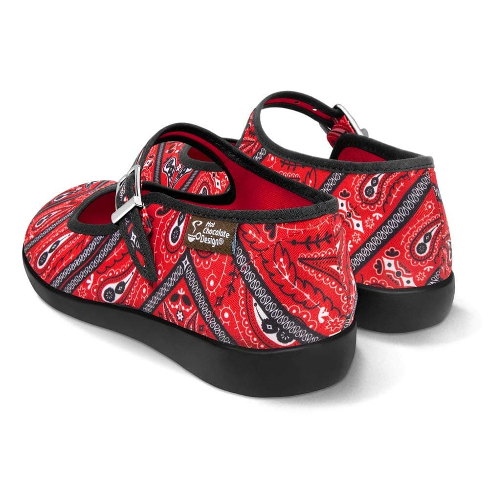 Hot Chocolate Design Chocolaticas Funky Canvas Women's Mary Jane Flat Shoes — view 3