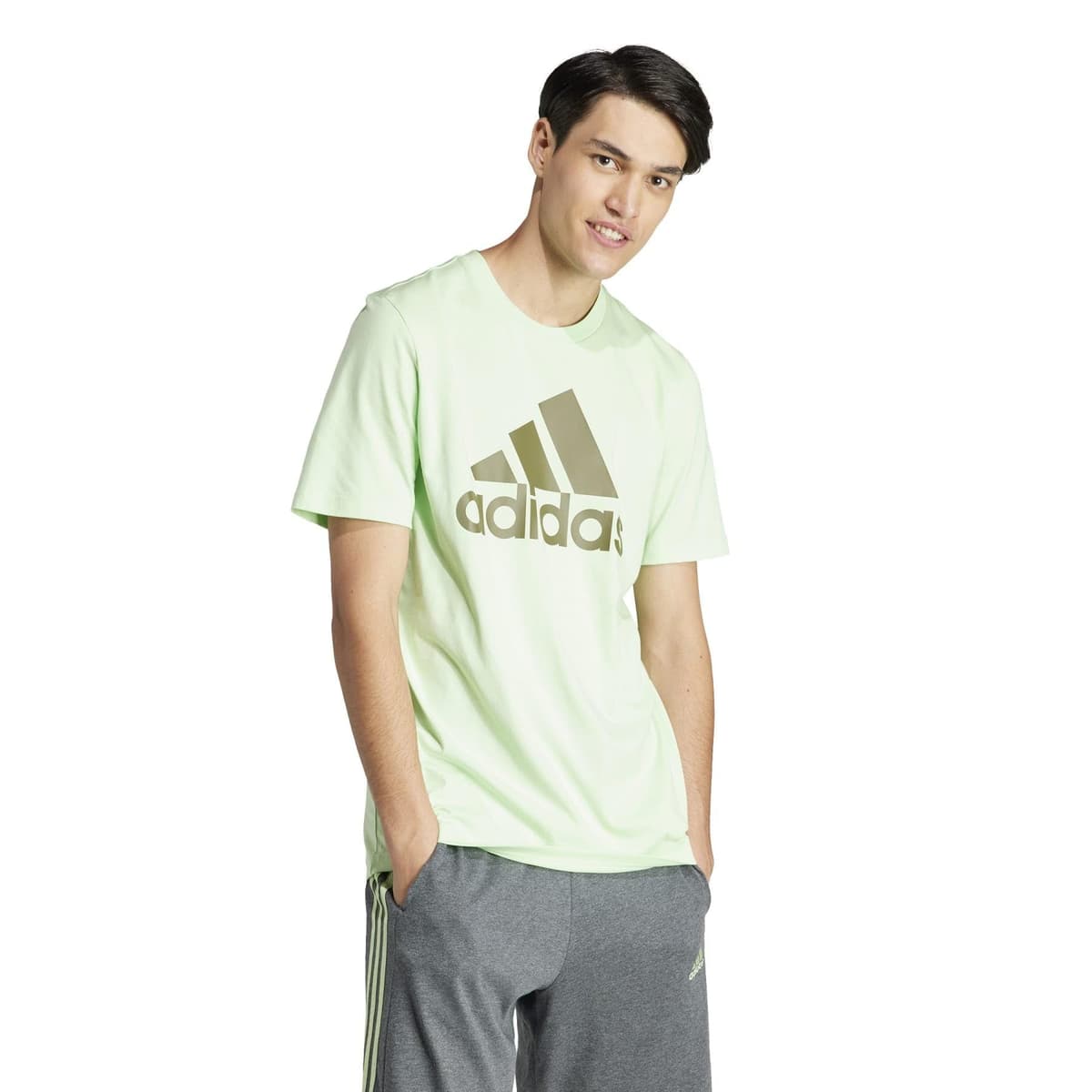 Adidas Hombre Essentials Big Logo Single Jersey tee — view 10