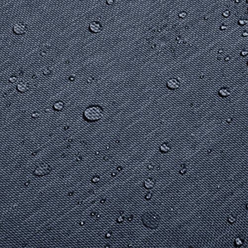 Classic Accessories Montlake Patio Fade Safe Seat Cushion Slip Cover, Heather Indigo 23" Wx25 Dx5 T — view 12