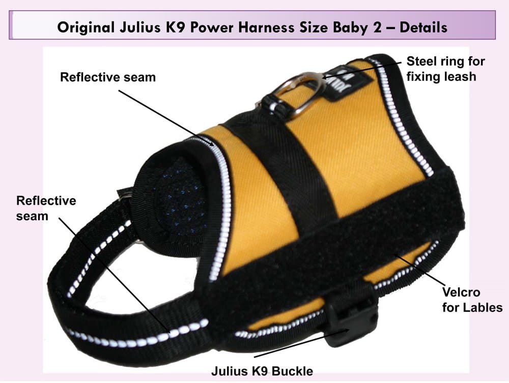 JULIUS-K9Powerharness, Size: S/Mini, Black — view 182
