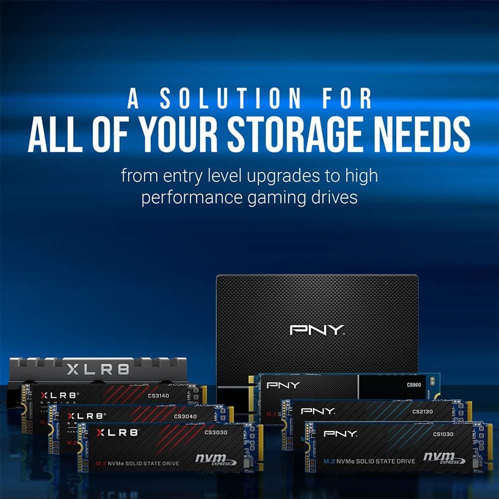 PNY CS1030 500GB M.2 NVMe PCIe Gen3 x4, Velocidad de Lectura de 2000MB/s, Velocidad de Escritura 1100MB/s Internal Solid State Drive (SSD) — view 5