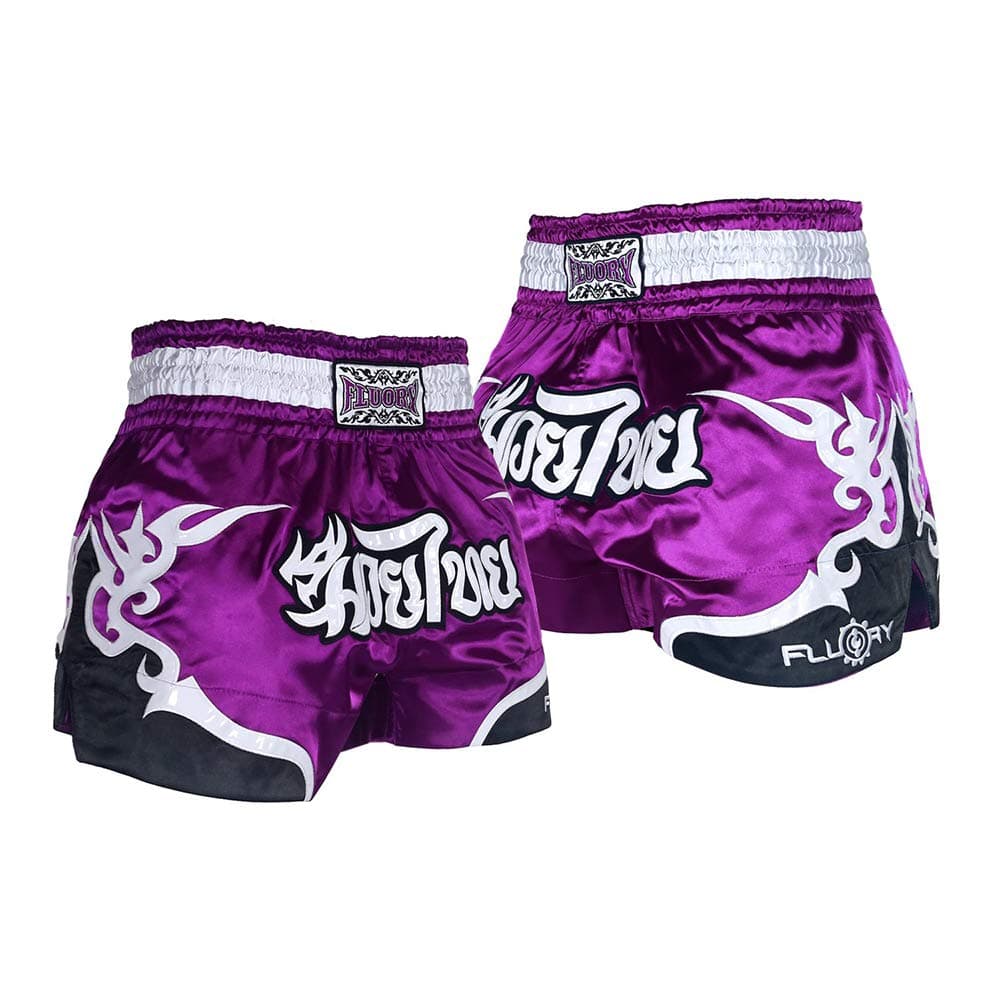 FLUORY Muay Thai Shorts, MMA Fight Shorts Ropa de Entrenamiento Jaula Lucha Grappling Artes Marciales Kickboxing Shorts Ropa — view 32