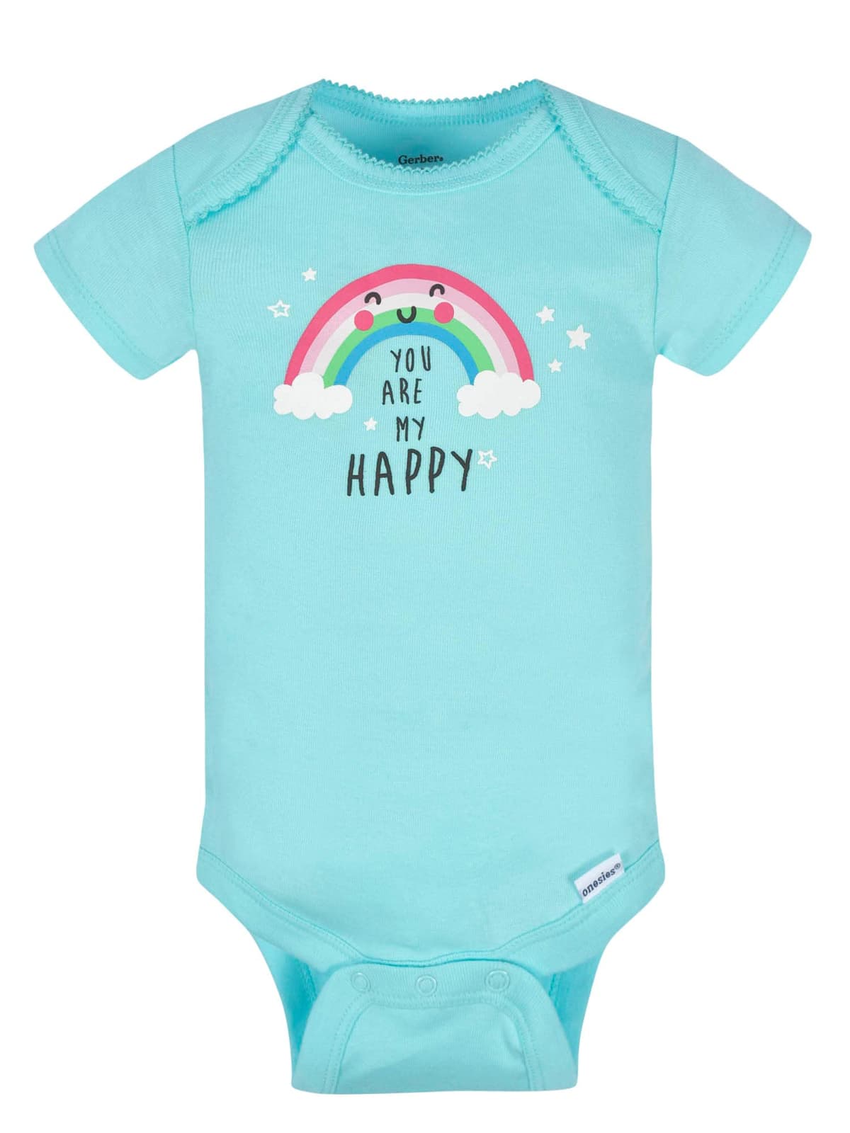 Gerber 8-pack Short Sleeve Onesies Bodysuits Juego de camiseta para bebés Unisex bebé (Pack de 8) — view 3