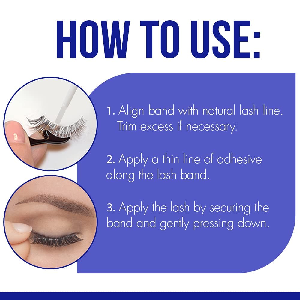DUO Quick-Set Striplash Adhesive | Strong Eyelash Glue with Lightweight Formula | Professional Lash Glue for Eyelash Extensions, Cluster Lashes, & Individual Eyelashes | White/Clear, 0.18 Ounces — view 5