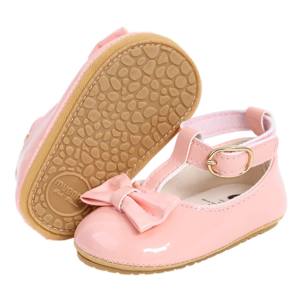 Baby Girls First Walking Shoes Mary Jane PU Leather Anti-Slip Princess Shoes Infant Baby Shoes — view 62