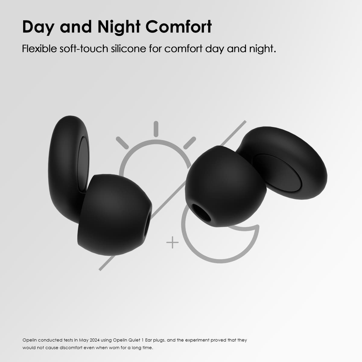 OPEIIN Tapones Oídos Ruido Dormir - nuevo Silicona flexible, tapones reutilizables ultra suaves que reducen el ruido, para dormir, concentrarse o viajar | 8 tipos y tamaños XS/S/M/L | 28dB (SNR) — view 7