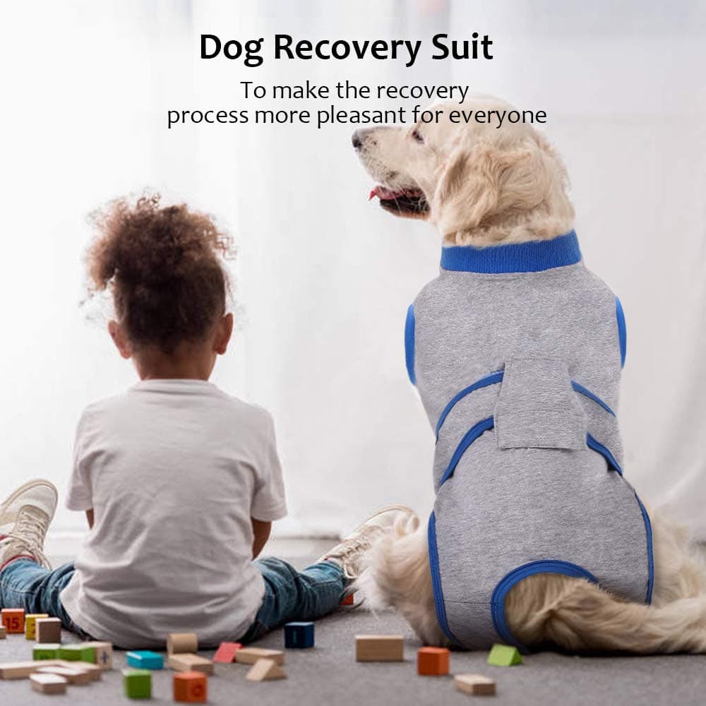 Kuoser Traje de recuperación de Perro para Hombre/Mujer, Camiseta para Cachorros después de la cirugía, Alternativa de Cuello electrónico para Mascotas pequeño, Mediano y Grande — view 7