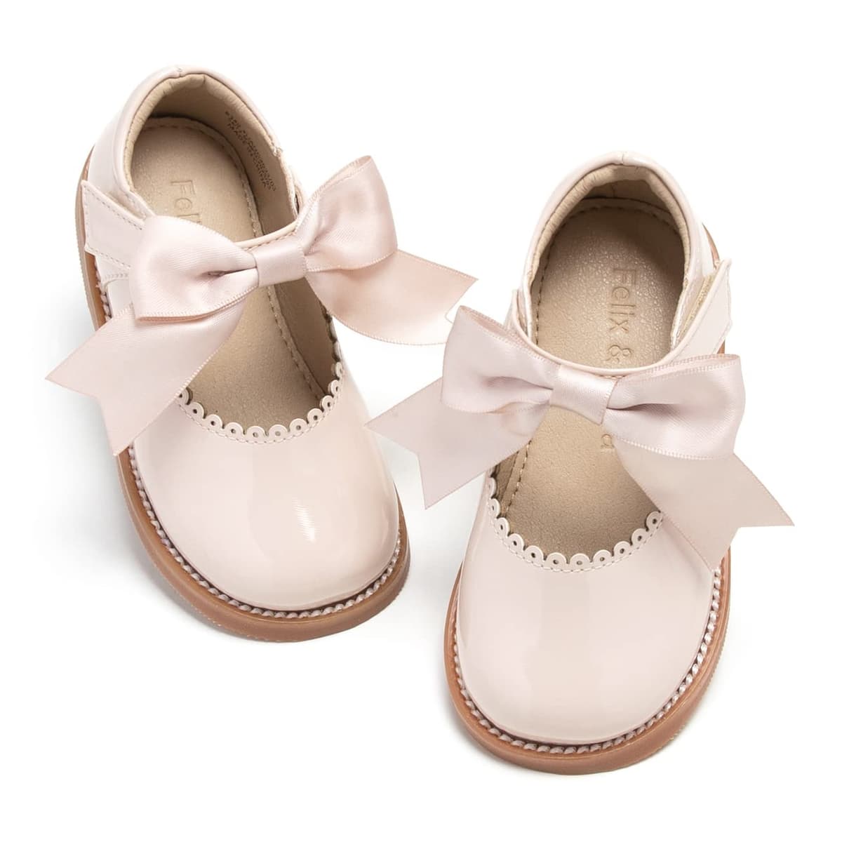 Felix & Flora Toddler Little Girl Mary Jane Dress Shoes - Ballet Flats for Girl Party School Shoes — view 21