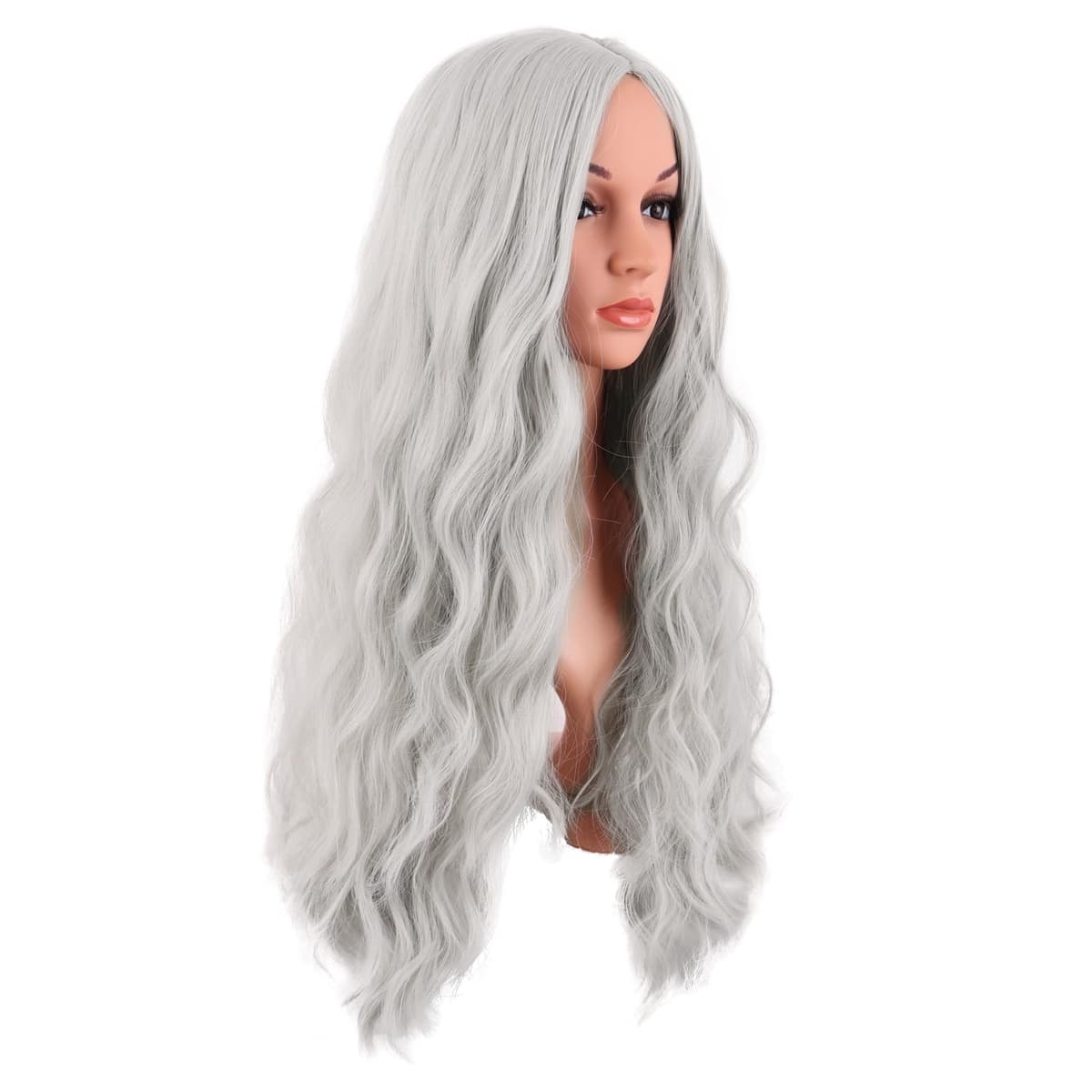 Mapofbeauty 32 Pulgadas/80cm de Luz Rubia Pelo Largo Rizado Ondulado Peluca Cosplay Peluca — view 85