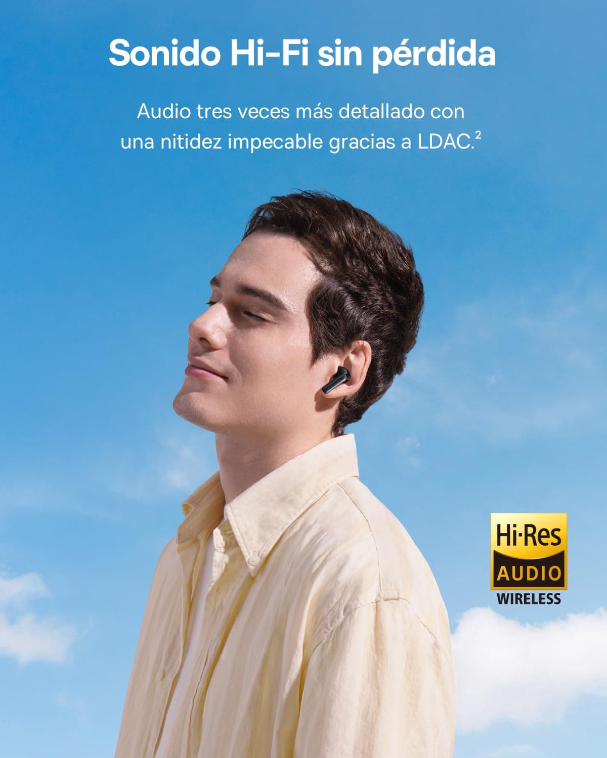 Baseus EP10 Pro Auriculares Inalámbricos Blueooth, Auriculares Bluetooth Cancelación de Ruido -50 dB, Audifonos Inalambricos, 7 Modos EQ, Hi-Res, 6 Mic AI, IP55, Duración de 55H, Bluetooth 6.0 — view 4
