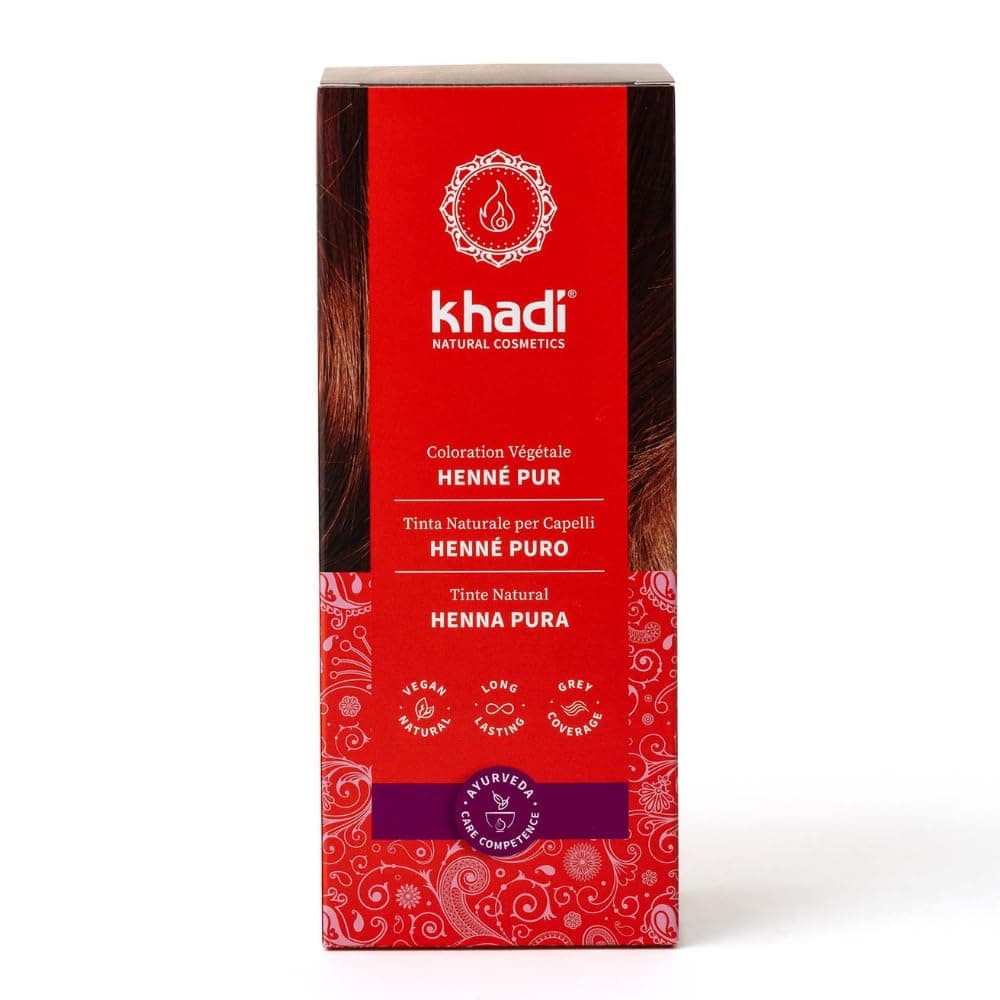 khadi CASTANO MEDIO Tinte vegetal para el cabello - tinte para un color castaño canela vivo y cálido hasta un castaño medio intenso y profundo - 100% vegetal - 100 g — view 21