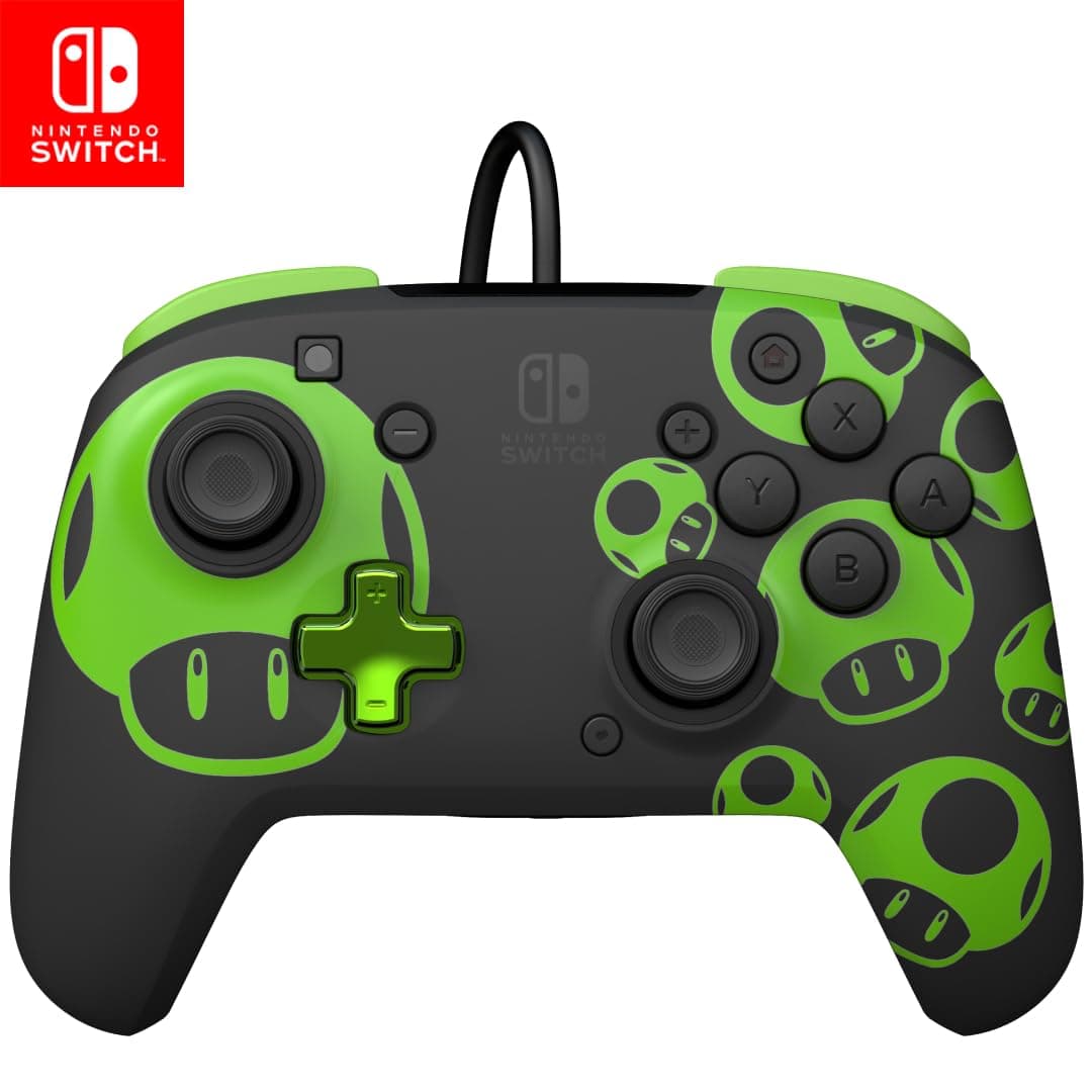 PDP Afterglow Wave Wireless Pro Controller with Full Motion for Nintendo Switch, Nintendo Switch - OLED Model, 8 RGB LED Lighting Zones, 30 Foot Range, 20 Hour Rechargeable Battery White — view 18