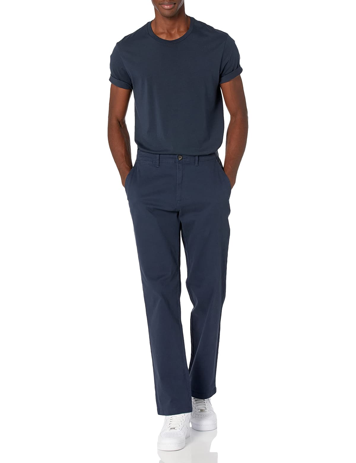 Amazon Essentials Pantalones Informales de Estilo Chino, Elásticos y de Corte Clásico Hombre — view 4