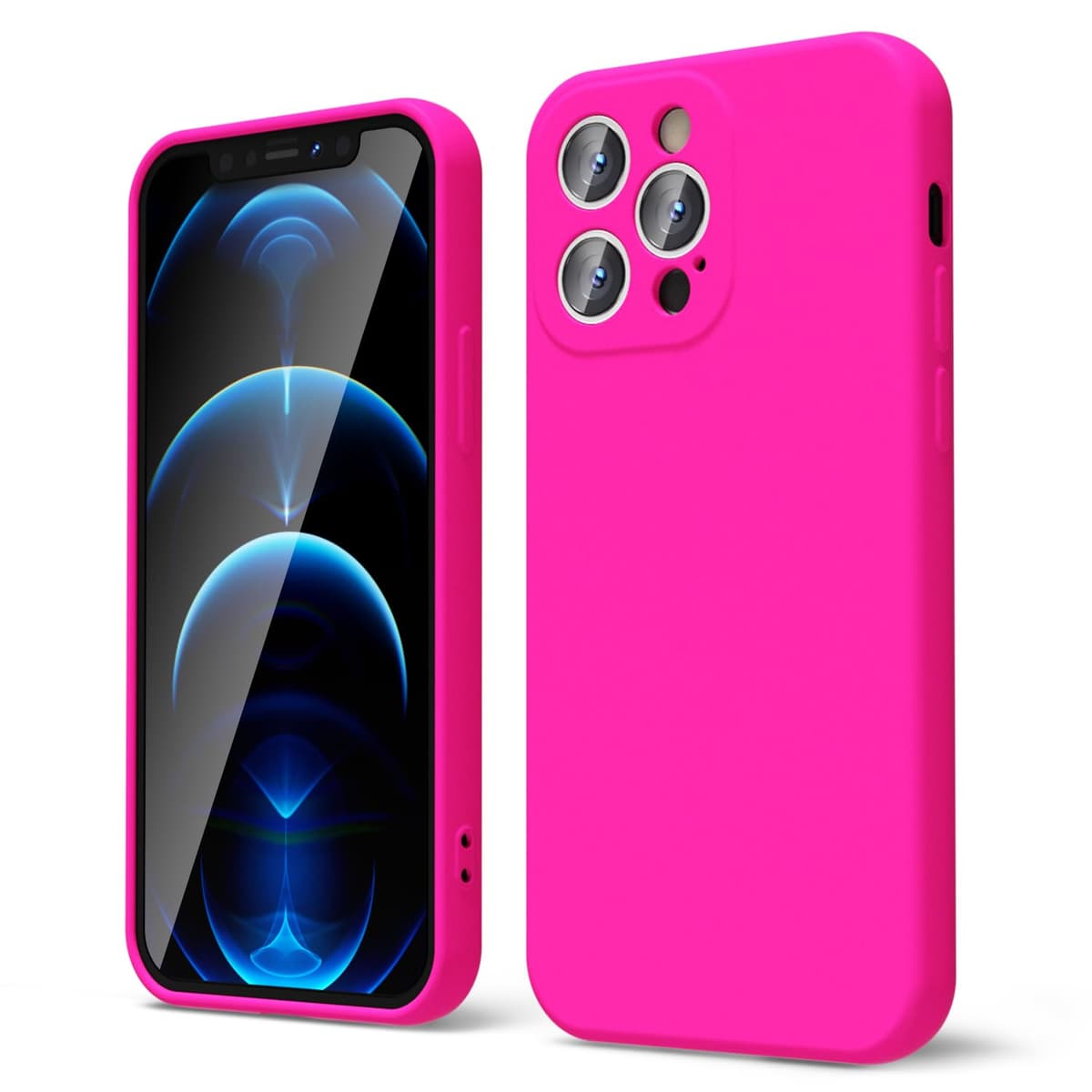 oakxco for iPhone 17 Pro Max Phone Case Liquid Silicone, Cute Thin Slim Grip Soft Rubber Gel for Women Men, Smooth Matte TPU Plain Solid Color Girly Simple Case with Camera Cover, Light Pink — view 842