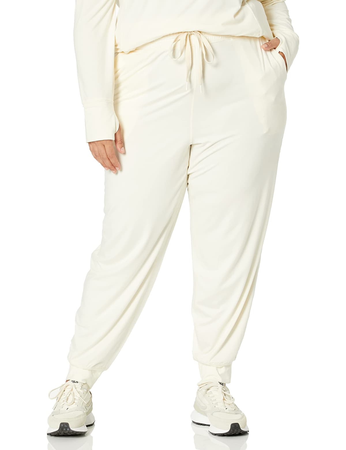 Amazon Essentials Pantalón Jogger, Elástico, Técnico, Afelpado - Colores interrumpidos Mujer — view 13