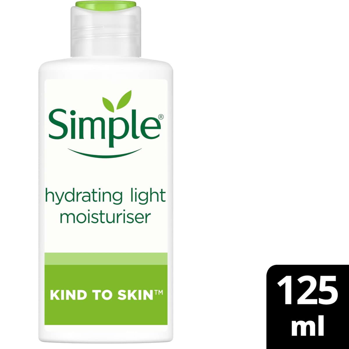 Simple Kind to Skin Hydrating Light Moisturiser Skin Care Product with Pro-Vitamins B5 and E for 12-Hour Moisturisation 125 ml — view 2