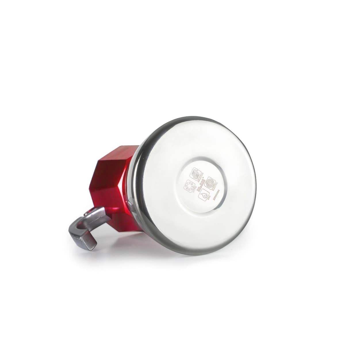 IBILI - Cafetera express Elba Red, 9 tazas, 450 ml, Aluminio fundido, Base de Acero Inoxidable, Apto para inducción — view 3
