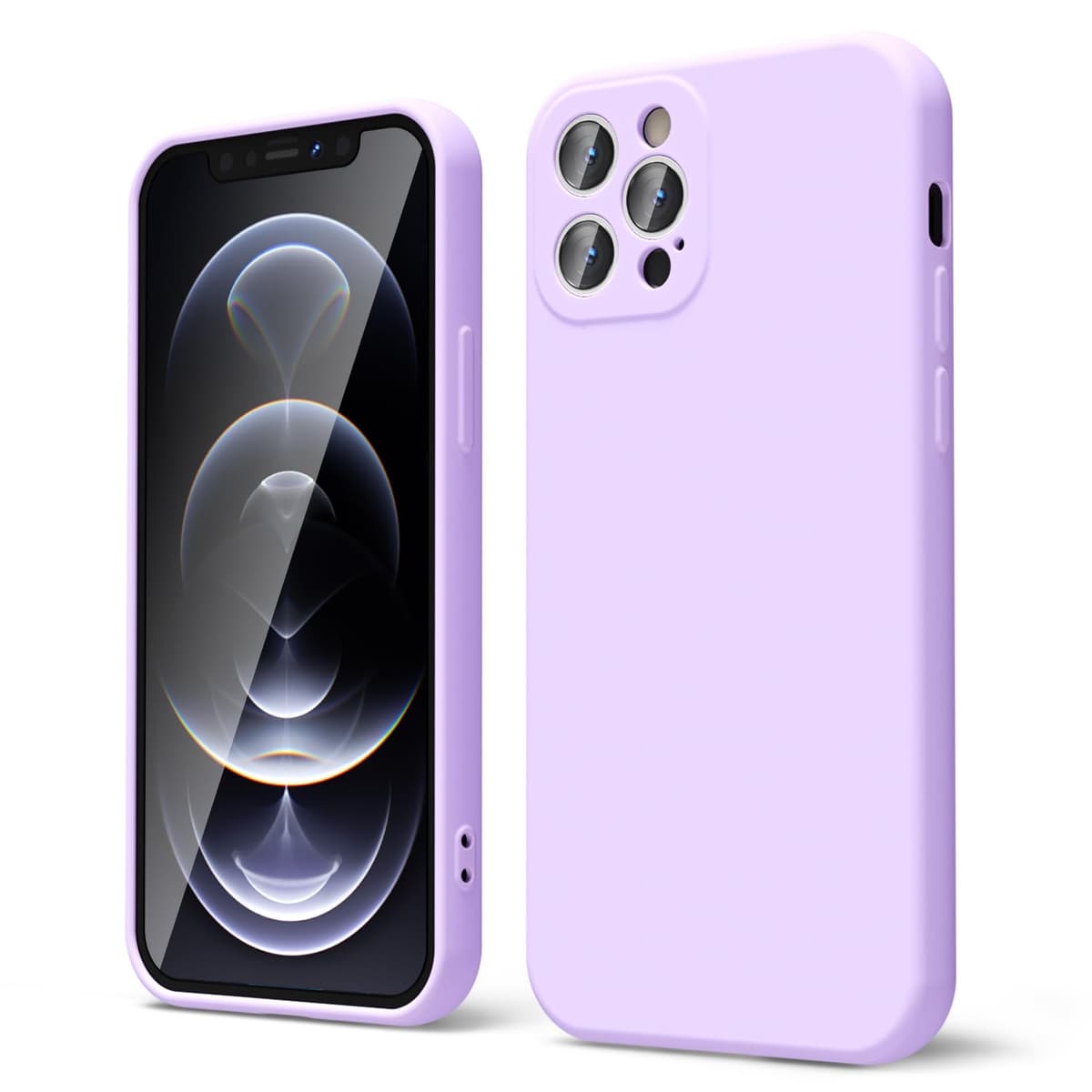 oakxco for iPhone 17 Pro Max Phone Case Liquid Silicone, Cute Thin Slim Grip Soft Rubber Gel for Women Men, Smooth Matte TPU Plain Solid Color Girly Simple Case with Camera Cover, Light Pink — view 498