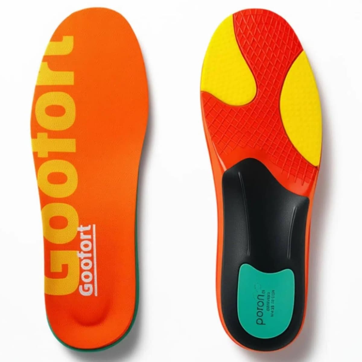 Goofort Plantar Fasciitis Arch Support Gel Insoles for Men & Women, 7-Times-Shock-Protection with 3D-Xpain™ -PORON®, Orthotic Work Boot Insoles for Flat Feet, Heel Pain Relief & All-Day Comfort — view 9