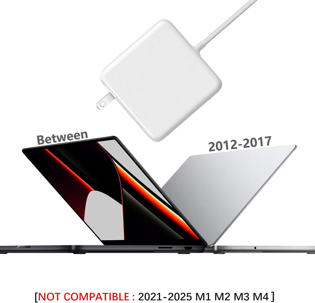 Mac Book Pro Charger - 85W Mag 2 Power Adapter,Compatible with Mac Book Pro 13 & 15 & 17 inch (Between 2012-2017)