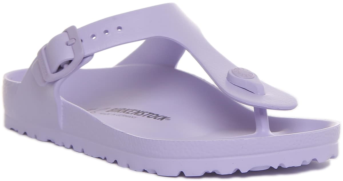 Birkenstock Rio Sandals Girls White/Patent Sandals Shoes — view 52