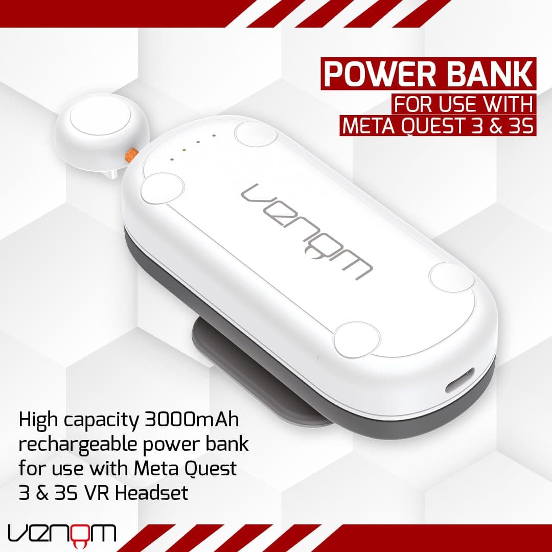 Venom Rechargeable 3000mAh Power Bank for Meta Quest 3 / 3S — view 2