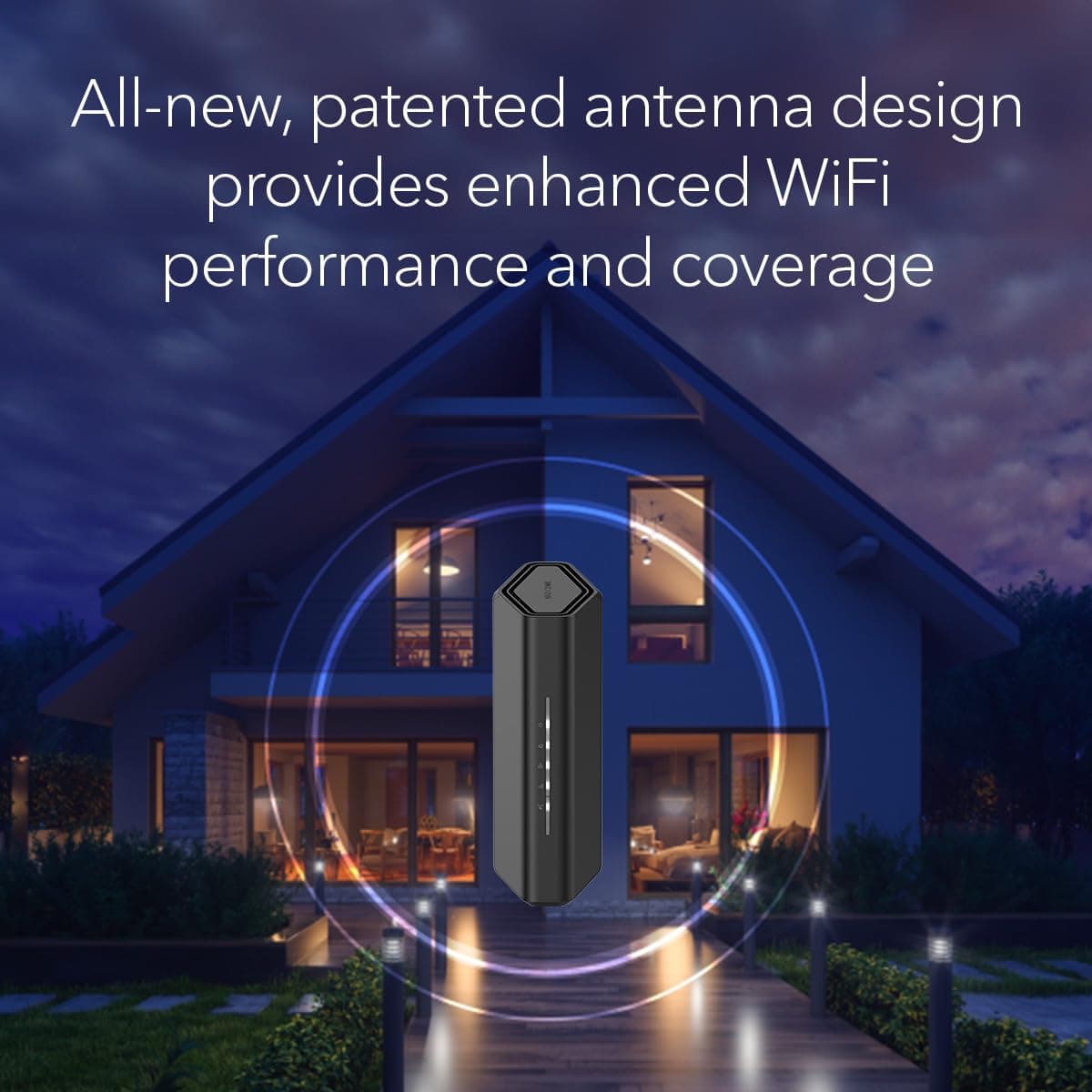 NETGEAR Nighthawk Dual-Band WiFi 7 Router (RS100) – Security Features, BE3600 Wireless Speed (up to 3.6 Gbps) - Covers up to 1,500 sq. ft., 50 Devices – 2.5 Gig Internet Port — view 6