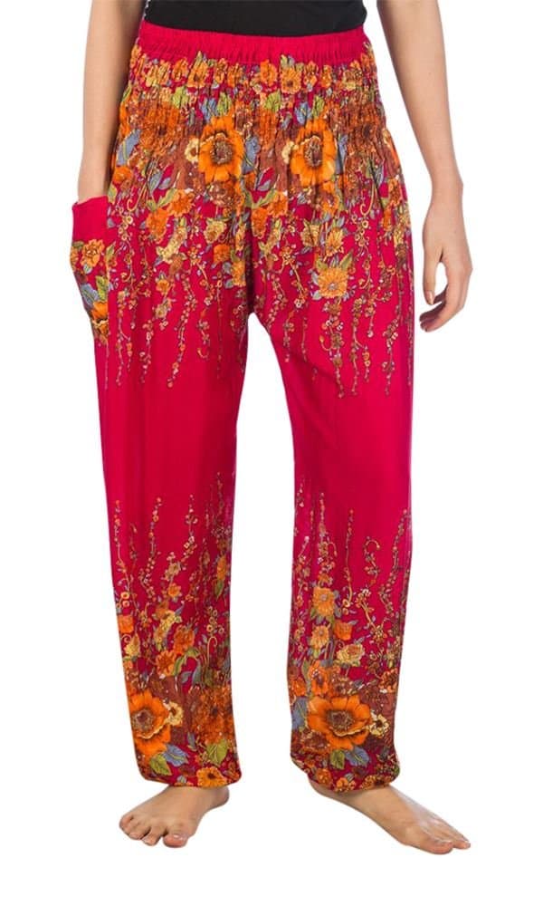 Lofbaz Harem Pants for Women Yoga Boho Hippie Clothing Womens Palazzo Bohemian Pajama Trousers Beach Indian Gypsy Genie Clothes — view 86