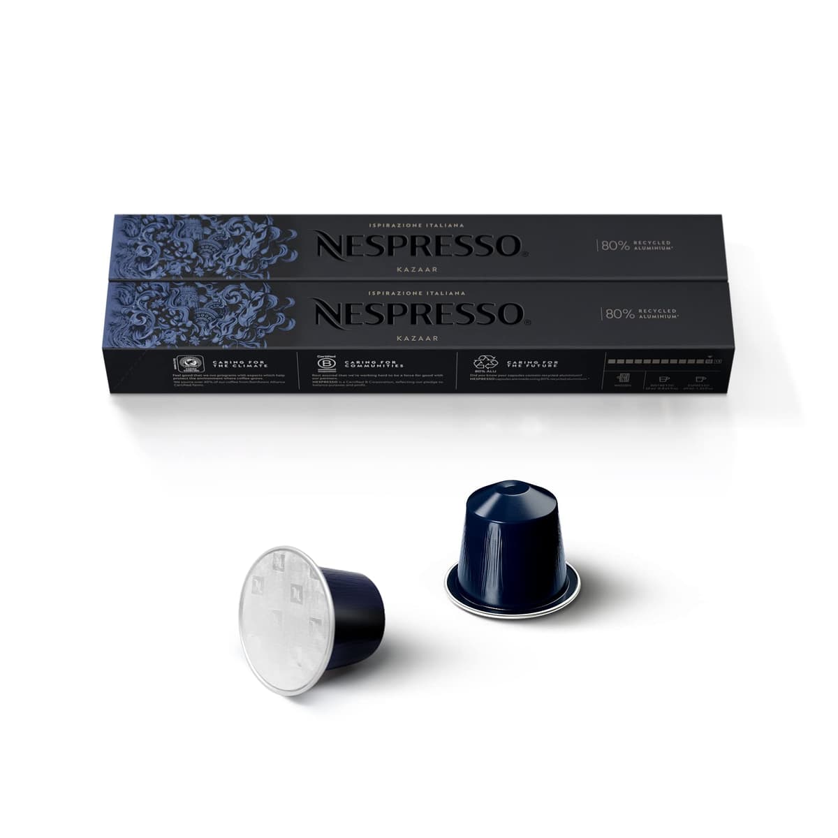 Nespresso Vertuo Double Espresso Selection Long Expiry Coffee Pods Capsules Chiaro Scuro 20 Pods 2 Sleeves — view 14