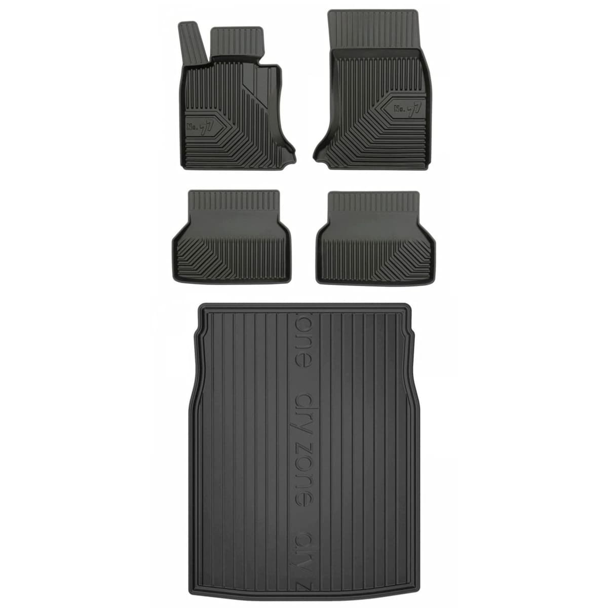 MOTOS Rubber Mats for BMW 3 Series E90 2004-2012 Improve the Comfort of Your Travels with the Non-Slip Carpet Car No.77- Multi-Season Car Mats — view 235