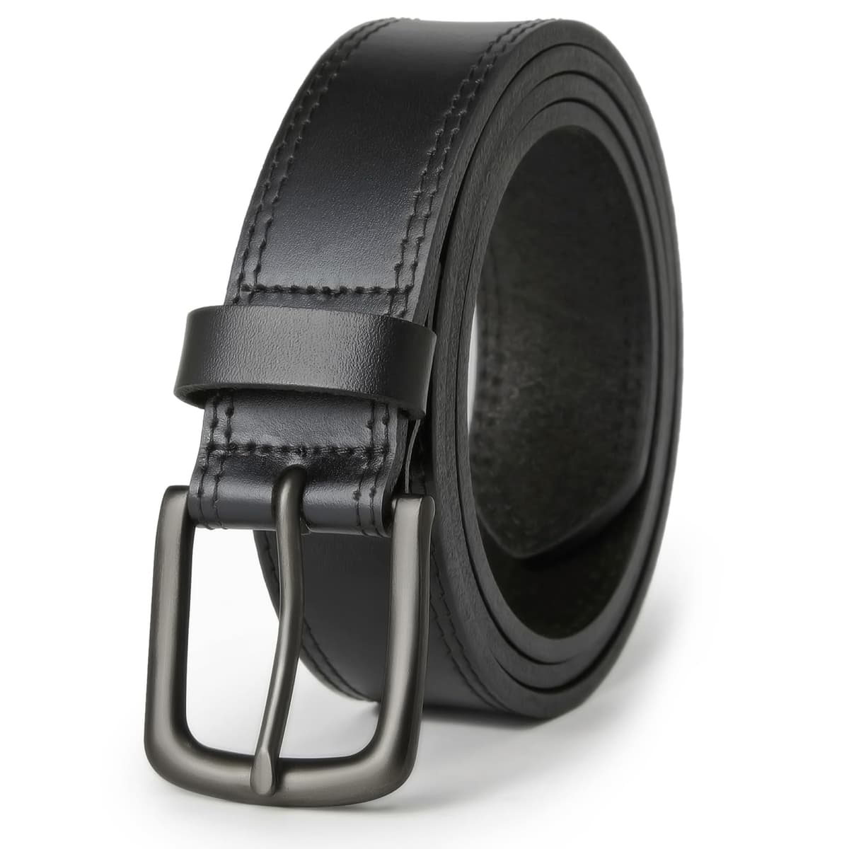 Vatan Men's Genuine Leather Casual Every Day Jeans Belts, Handmade Men Leather Belt with Gift Box