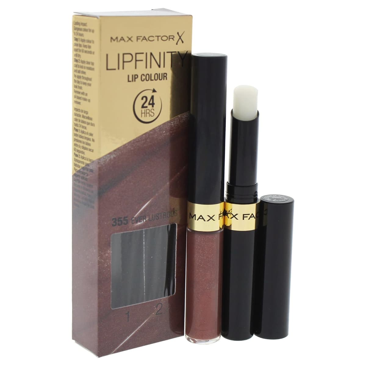 Max Factor LipFinity Lip Colour Lipstick Pintalabios, Tono 15 Ethereal - Paso 1: 2.3ml Paso 2: 1.9g — view 33
